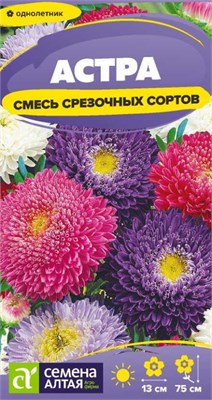 Семена Астра Смесь срезочных сортов 0,2гр Семена Алтая 124238 - фото 41370