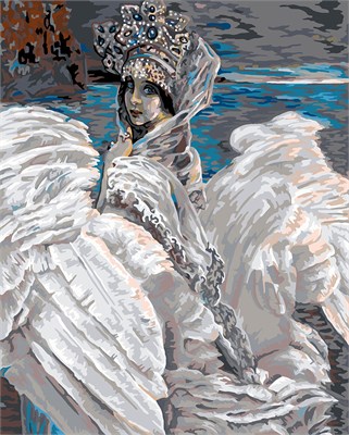 Картина рис.по номерам 40*50см "ФРЕЯ" Царевна-лебедь 124496 - фото 41609