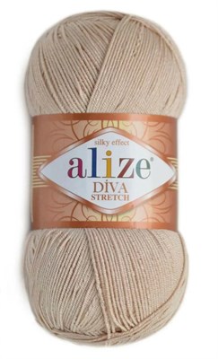 Пряжа Alize Diva stretch 8% эластик/92% микрофибра 100гр, цв.382  104976 - фото 41977