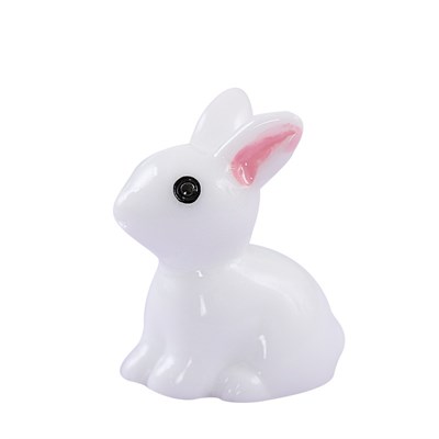 Кролик с розовыми ушами мини-фигурка 2,4*2,3см 125033 - фото 42173