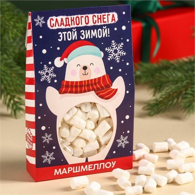 Маршмеллоу в коробке «Сладкого снега», со вкусом пломбира, 55гр 121295