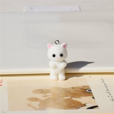 Подвеска "Котик" цв.белый 125332