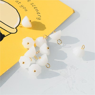 Подвеска "Лотос" цв.белый 125365