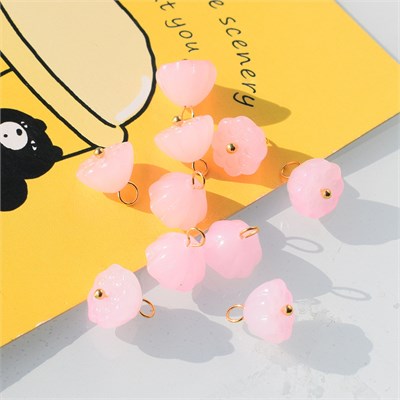 Подвеска "Лотос" цв.розовый 125366