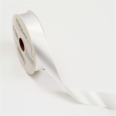 Лента упаковочная д/декора и подарков, белая, 2см*45м 125620