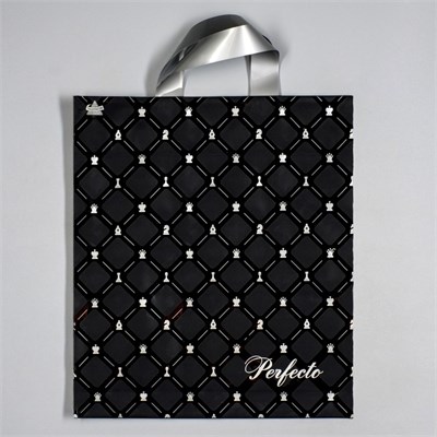 Пакет «Перфекто Шахматы», полиэтиленовый с петлевой ручкой, 35*31см, 95мкм 125751