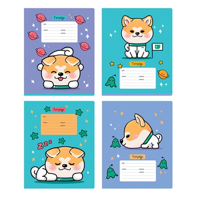 Тетрадь 12л в клетку, BG "Милашка" 125892