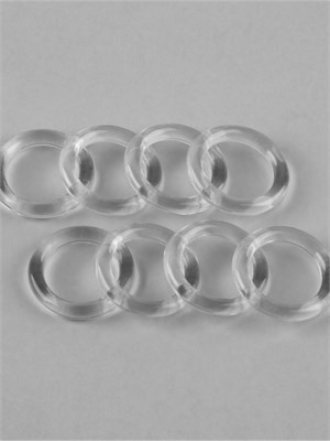 Кольцо д/римских штор и ковров, d10/15мм, н-р 10шт, прозрачное 125937