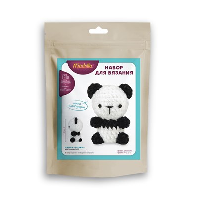 Н-р д/вязания "Miadolla" AMG-MN-0137 Панда 125973