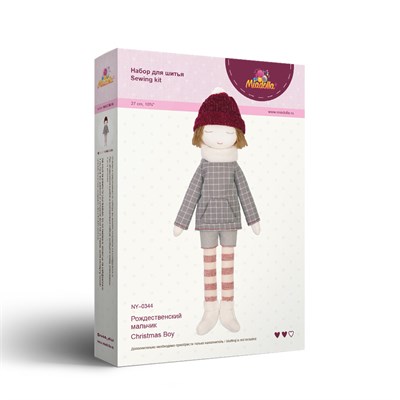 Набор для шитья "Miadolla" NY-0344 Рождественский мальчик 125993