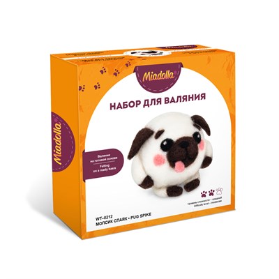 Н-р д/валяния "Miadolla" WT-0212 "Мопсик Спайк" 126004