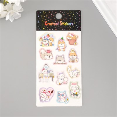 Наклейка пластик «Домашние милашки», 20*9см 126098