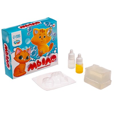 Мыло своими руками «Милый котик», н-р д/мыловарения 126135