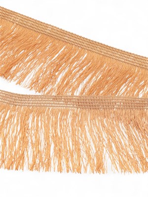 Бахрома одинарная, 6,5см, 1м, цв золотой 126137