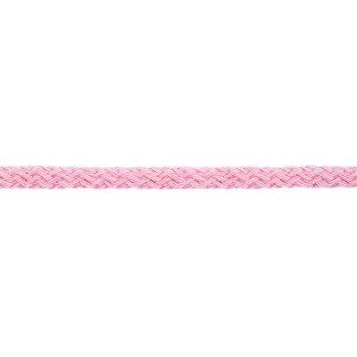 Шнур 5В500 ХБ 5мм 1м цв. св. розовый 126217