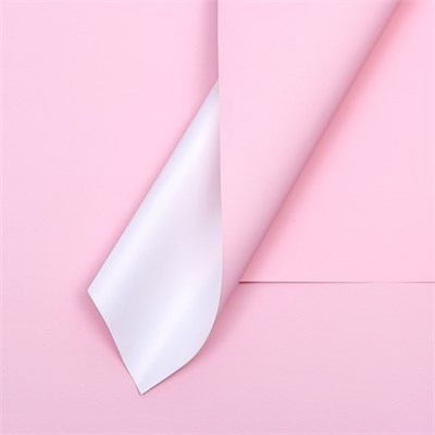 Пленка д/цветов матовая, розовый, 56*57см 126328