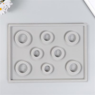 Доска-органайзер д/бисероплетения и изготовления изделий из бусин, 26*34.5*1.6см 1287