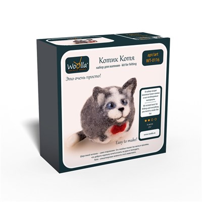 Н-р д/валяния WТ-0116 Котик котя  22757