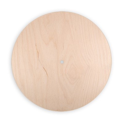 Деревянная заготовка д/часов круглая 25 см  zuma 34456