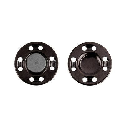 Кнопки магнитные пришивные, d = 18 мм, 5 шт, №02 под черный никель KL-G 103919