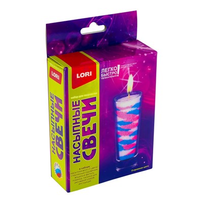 Н-р /творчества. Насыпные свечи "Очарование цвета" 126755