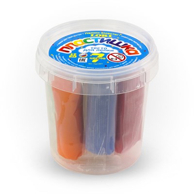 Набор тесто д/лепки 7цв по 12гр. 126829