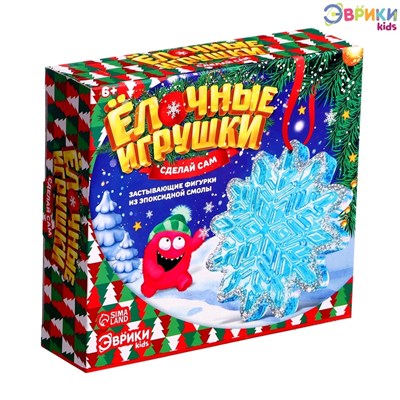 Застывающие фигурки из эпоксидной смолы «Снежинка», своими руками 126847