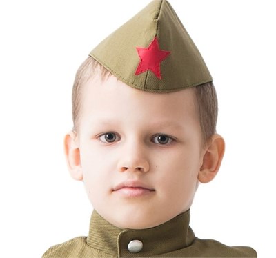 Пилотка военного детская, р. 52см 126879