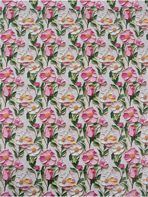 Бумага упаковочная глянцевая «Цветочная поляна», 70*100см 126955