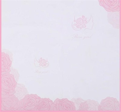 Пленка д/цветов «Девушка», светло-розовый, 58*58см 126966