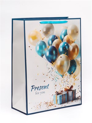 Пакет ламинированный "Шарики", XXL 46*61*20см 126981