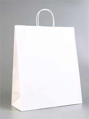 Пакет крафт без печати 35*15*42см белый 126987