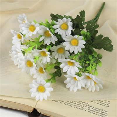 Букет искусственный «Ромашки полевые», h30см, d4см 127011