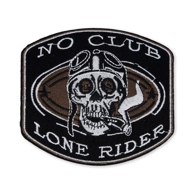 Термоаппликация «Череп с сигаретой», 10*11,5см 127121