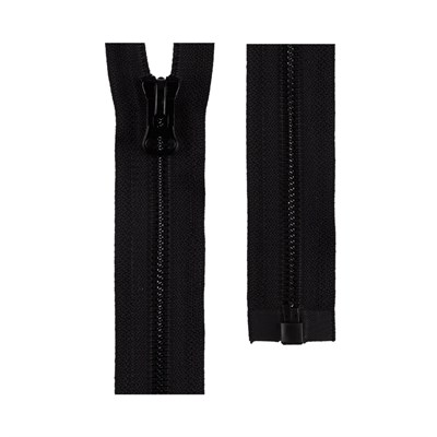 Молния G3071 50см Тип 7 1шт разъёмная однозамковая, цв черный 127134