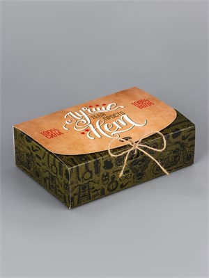 Подарочная коробка сборная «Мужская», 16.5*11,5*5см 127209