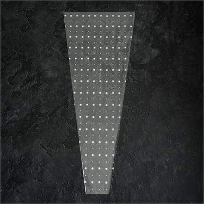 Пакет д/цветов, конус, рисунок горох, 24*60см 127287