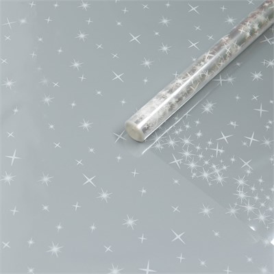 Пленка д/цветов «Искра» белый 0.7*8.2м, 40мкм 127289