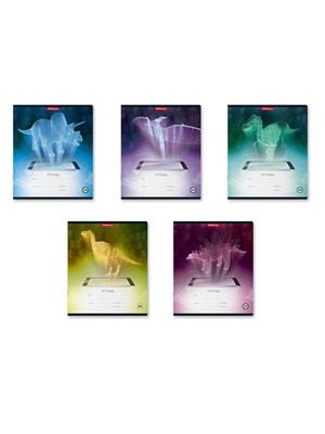 Тетрадь 24л в линейку Digital Dino, обложка мелованный картон, с принтом 1шт 127480