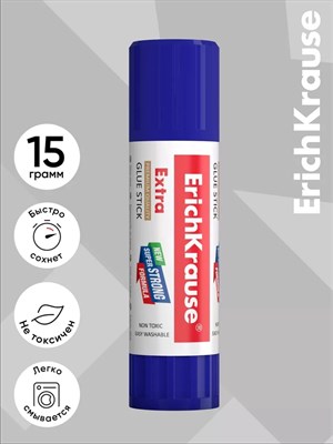 Клей-карандаш, ErichKrause Extra, усиленный, 15гр 127587