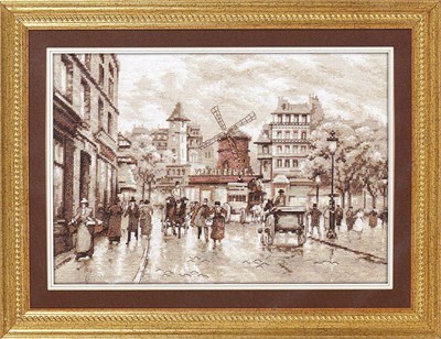 Панна н-р д/вышивки золотая серия париж. мулен Руж ГМ-1255  14250