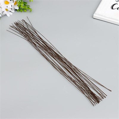 Проволока флористическая в оплетке FIW-1,2мм 40см 12шт  101438