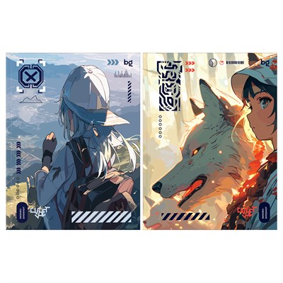 Блокнот А5, 64л, ЛАЙТ BG "Аниме. Приключения", глянцевая ламинация 118128