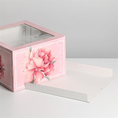 Коробка для торта Beautiful, 30 х 30 х 19 см - фото 4526