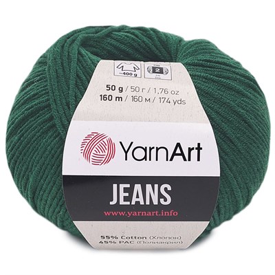Пряжа YarnArt Jeans 55% хлопок/45% полиакрил 50гр № 92 34388