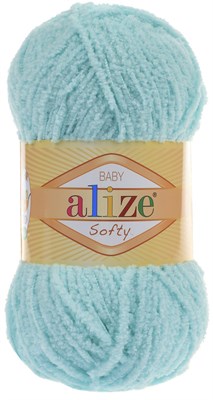 Пряжа Alize Baby Softy микрополиэстер 100% №669 Мятный 106410