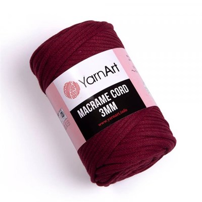 Пряжа YarnArt MACRAME CORD № 781 3mm 60% хлопок , 40% вискоза и полиэстр , 250 г. , 85 м. 108430