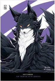 Скетчбук для рисования маркерами 50л А5 на склейке MESHU "Anime cat", 90г/м2, soft-touch 114719