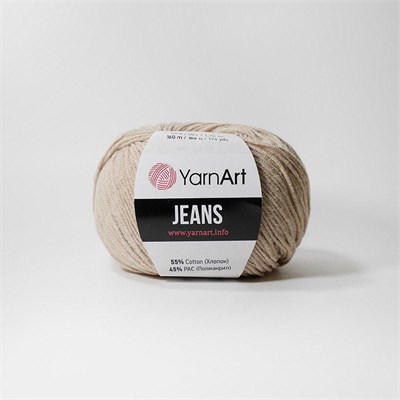 Пряжа YarnArt Jeans 55% хлопок/45% полиакрил 50гр № 87 128393