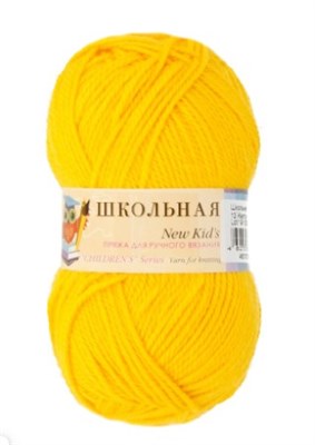 Пехорка ШКОЛЬНАЯ 12 желток 100% акрил 50г. 150м. 100736 - фото 5316